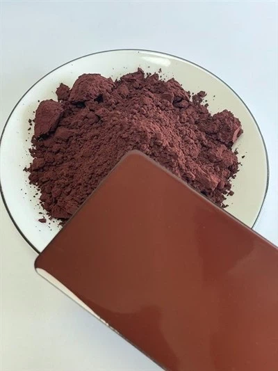 P. Br.33 (77503), Spinelle brun chromite de fer zinc FU-E212